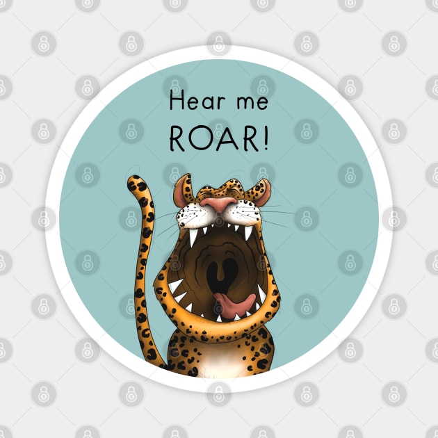 Hear me roar Magnet by Olle Bolle Design